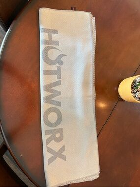 HotWorx Light Grippy Gray Workout Towel